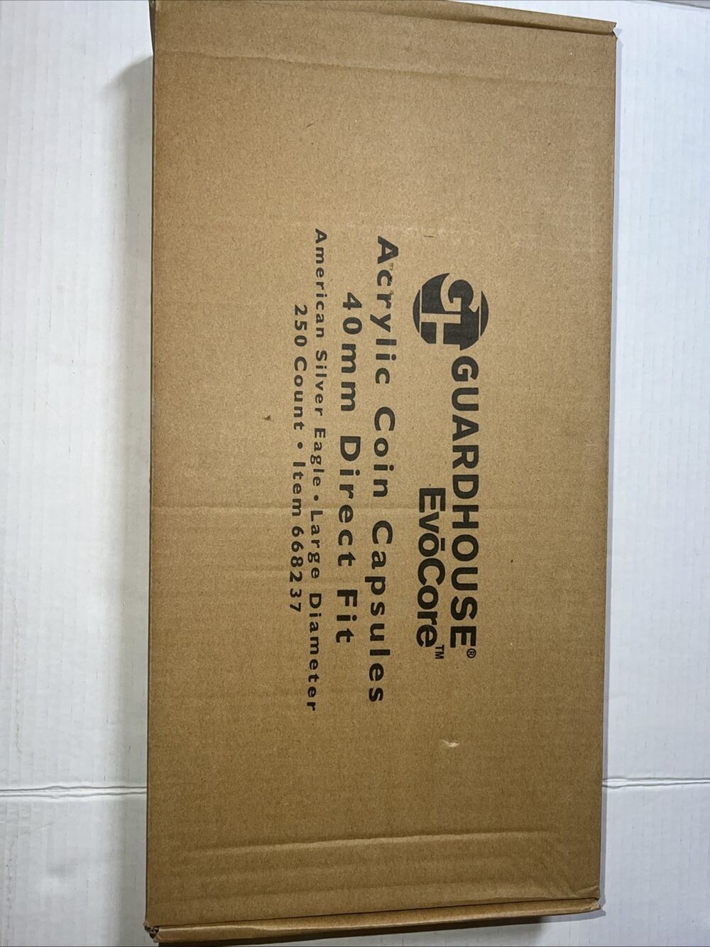 Guardhouse Silver Eagle 40mm Direct Fit Coin Capsules, 250 Count